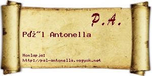 Pál Antonella névjegykártya